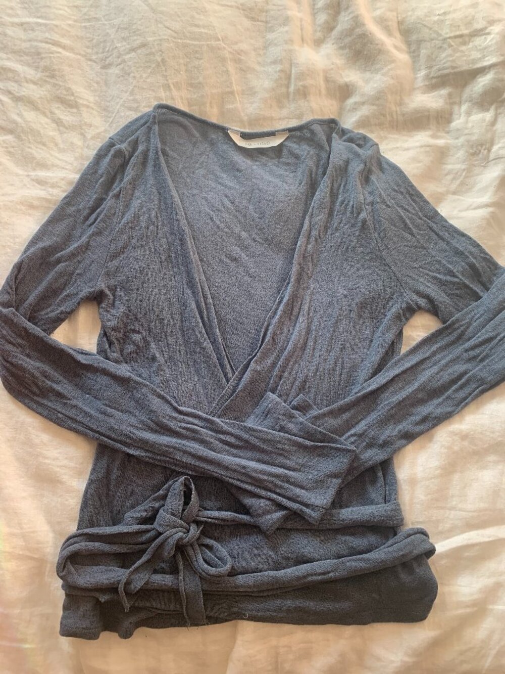 Wool Jersey Wrap Around Top - Gai+Lisva
